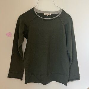 Appaman Jackson Roll Neck Sweater Emerald, Size 8